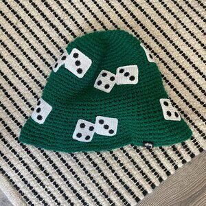Brand new, never worn Stussy Dice Knit Bucket Hat